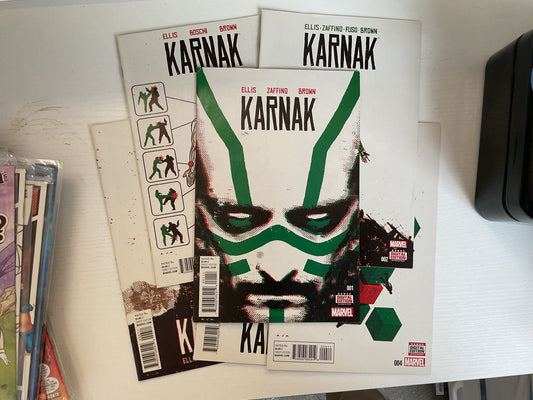 Karnak #1-6 2016 Marvel Comic Complete Series