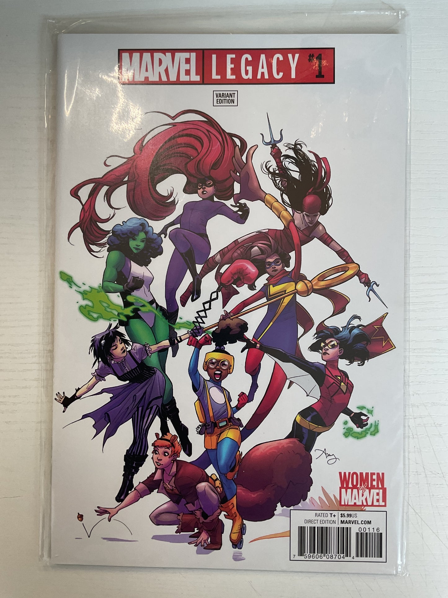 Marvel Legacy #1 2017 Marvel Comics Reeder Women Of Marvel Variant