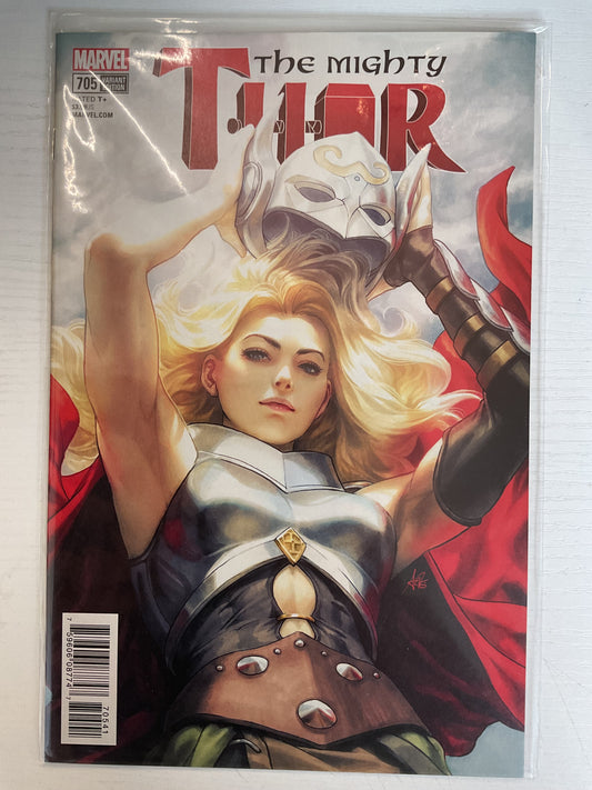 Mighty Thor #705 2018 Marvel Comics Death Of Jane Foster Artgerm Variant
