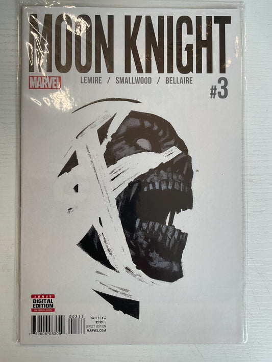Moon Knight #3 2016 Marvel Comics 1st Appearance Of Amnut