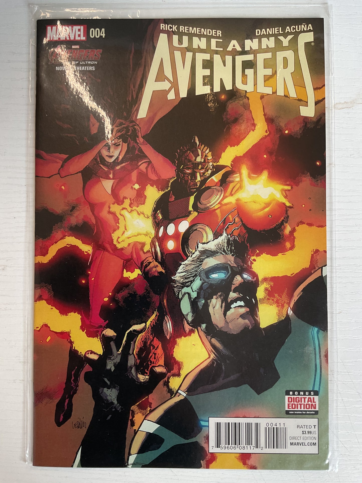 Uncanny Avengers #4 2015 Marvel Comics