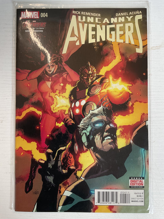 Uncanny Avengers #4 2015 Marvel Comics