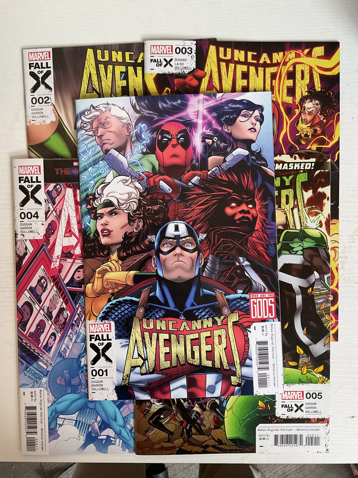 Uncanny Avengers #1-5 2023 Marvel Comics Complete Series