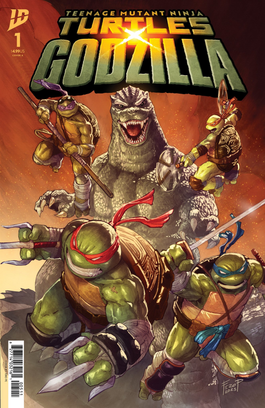 Teenage Mutant Ninja Turtles X Godzilla #1 2025 IDW Publishing