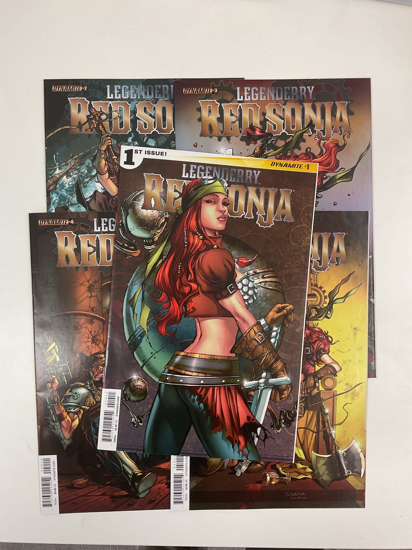 Legendary Red Sonja #1-5 2015 Dynamite Entertainment Complete Series