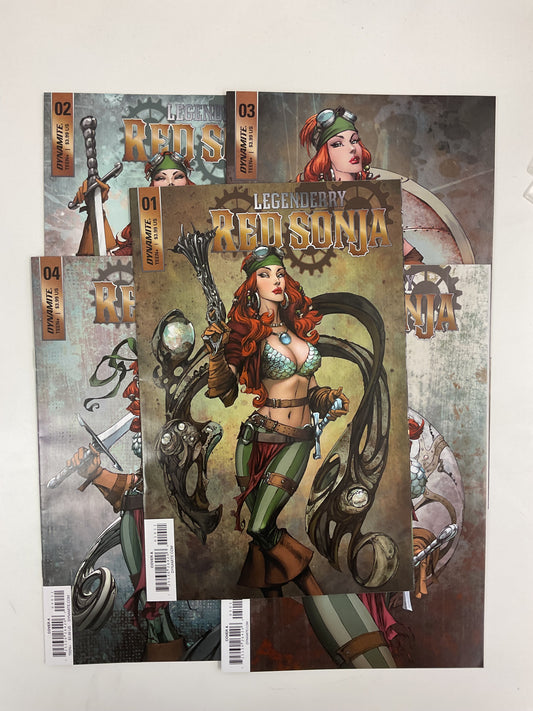 Legendary Red Sonja #1-5 2018 Dynamite Entertainment Complete Series