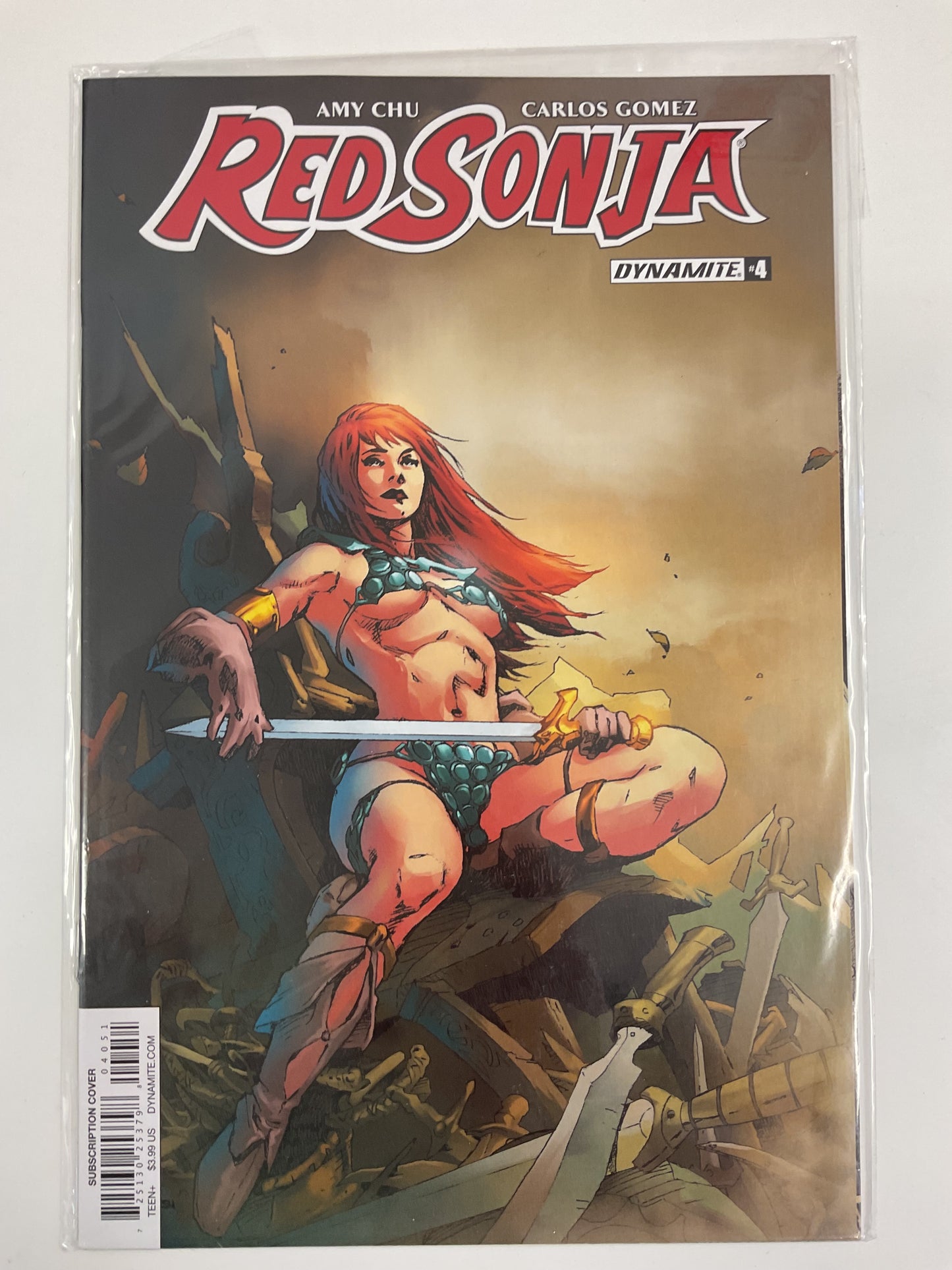 Red Sonja #4 2017 Dynamite Entertainment Rubi Variant