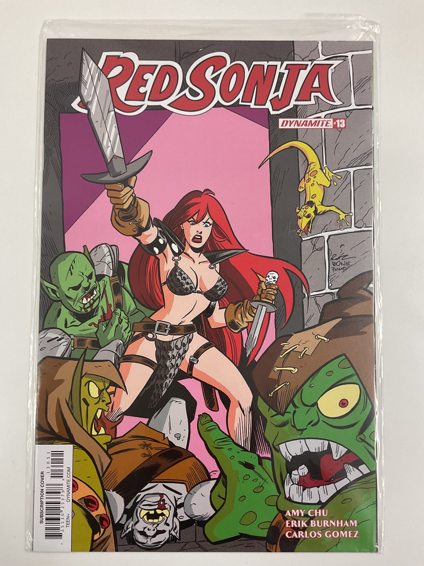 Red Sonja #13 2018 Dynamite Entertainment Ruiz and Bone Variant