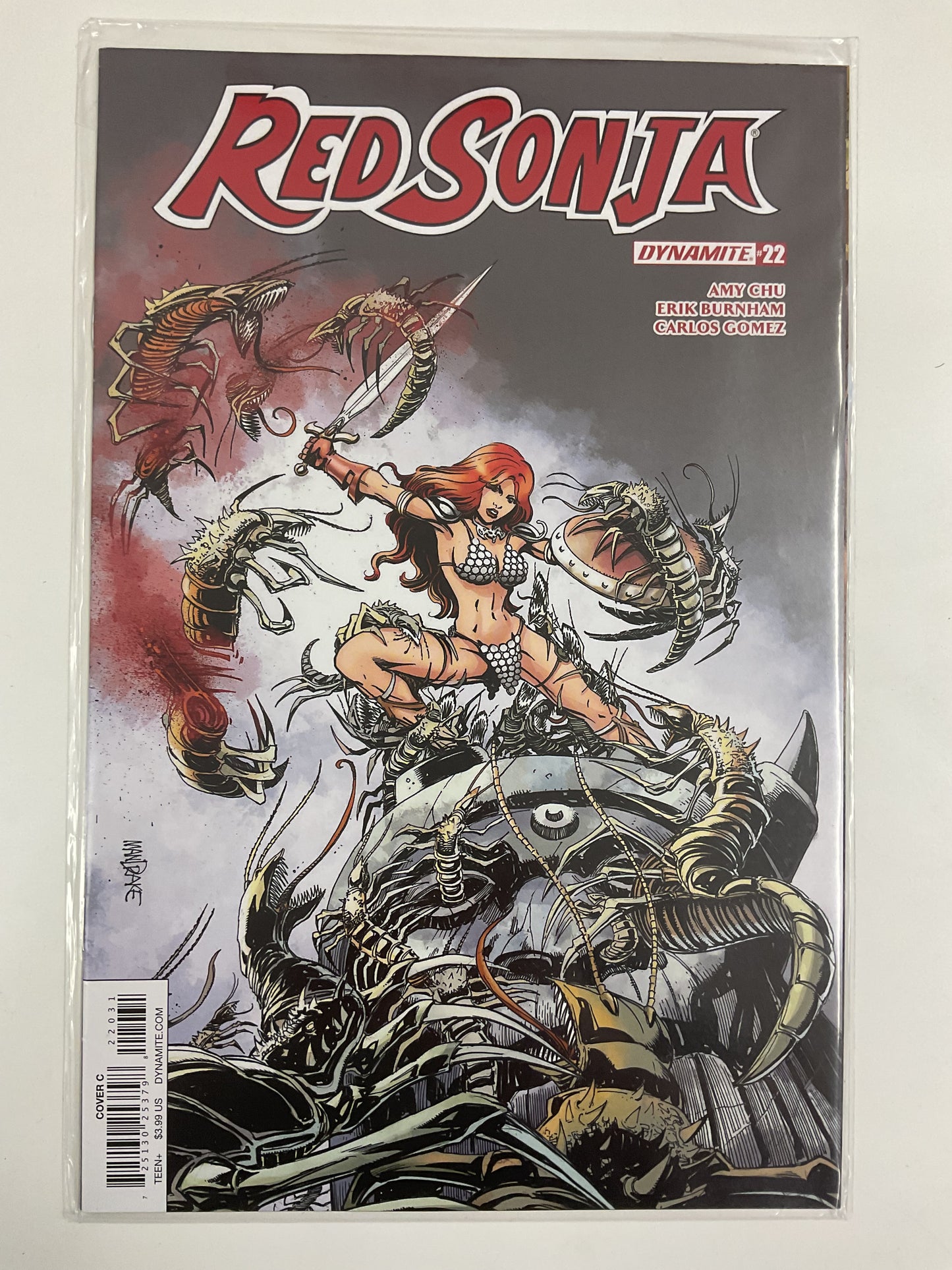 Red Sonja #22 2018 Dynamite Entertainment Mandrake Variant