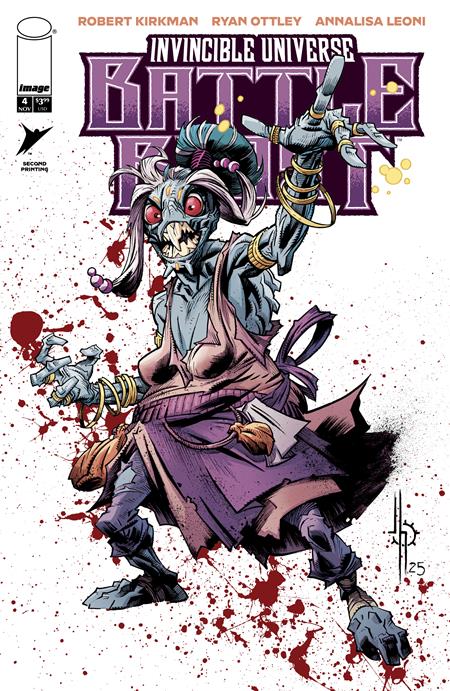 Invincible Universe Battle Beast #4 2nd Print 2025 Image Comics