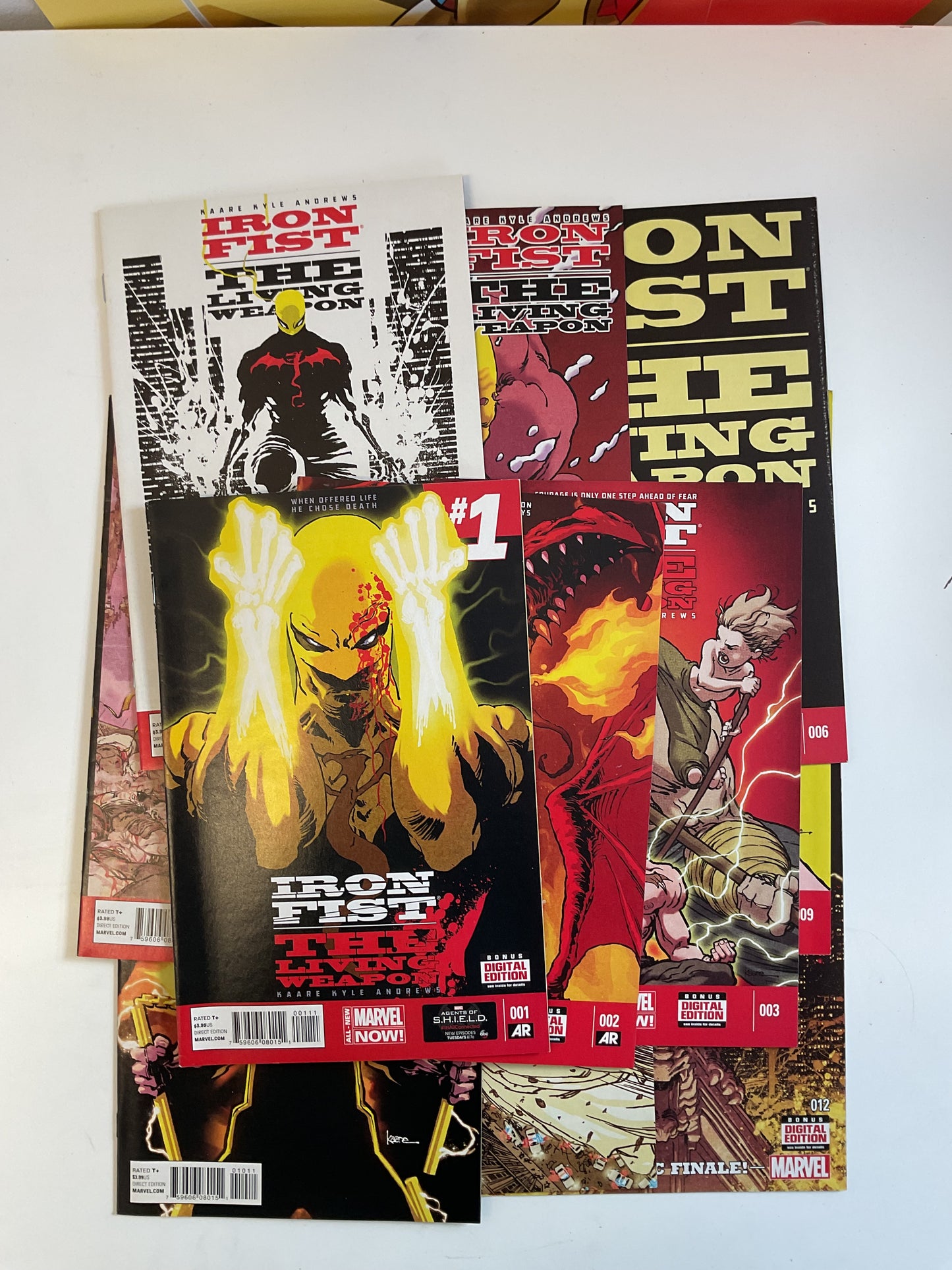 Iron Fist The Living Weapon #1-12 2014-2015 Marvel Comics Complete Series 1st Appearance Of Pei