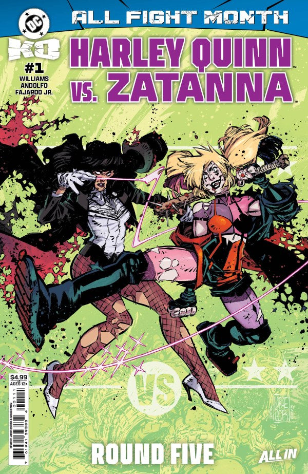 DC KO Harley Quinn Vs Zatanna #1 2025 DC Comics