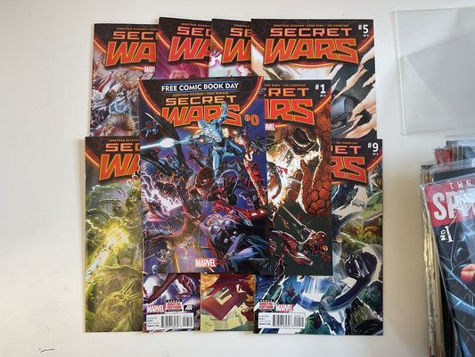 Secret Wars #0-9 2015 Marvel Comics Complete Series