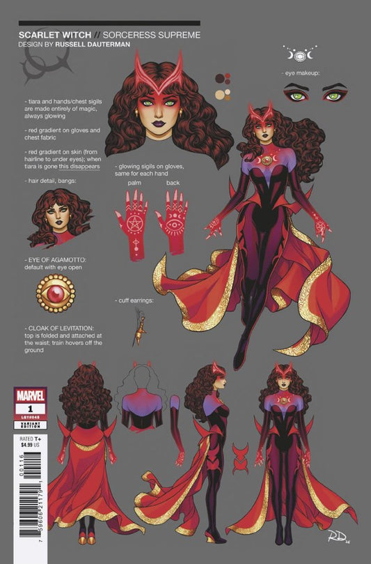 Sorcerer Supreme #1 2025 Marvel Comics 1:10 Dauterman Design Variant