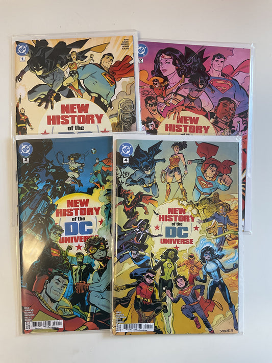 New History Of The DC Universe #1-4 2025 DC Comics Complete Series