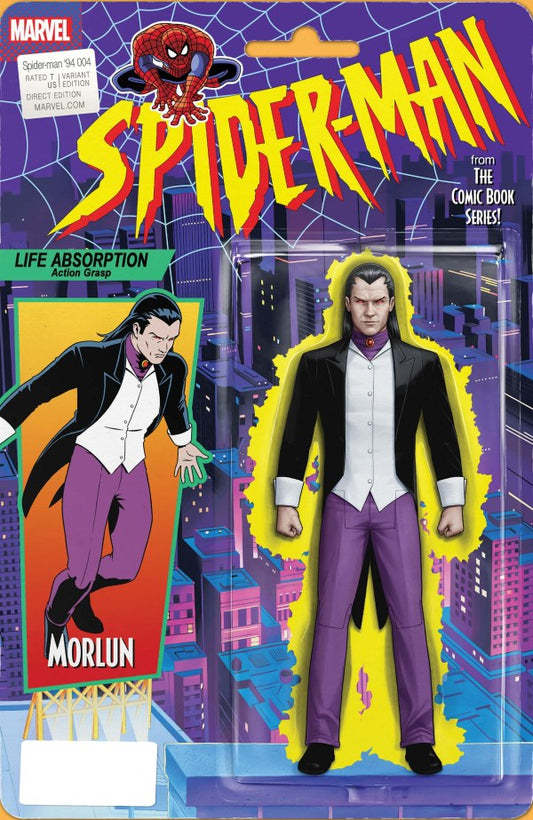 Spider-Man ‘94 #4 2026 Marvel Comics John Tyler Christopher Action Figure Variant