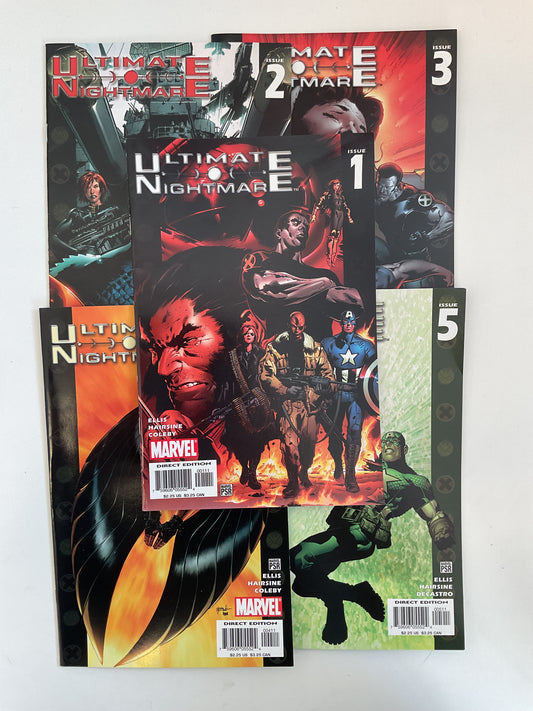 Ultimate Nightmare #1-5 2004 Marvel Comics Complete Mini Series