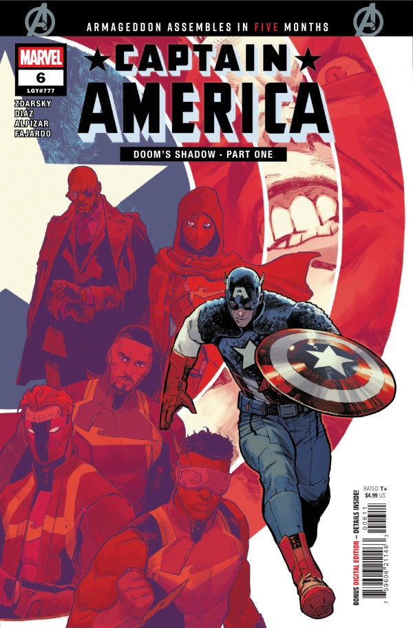 Captain America #6 2026 Marvel Comics Armageddon