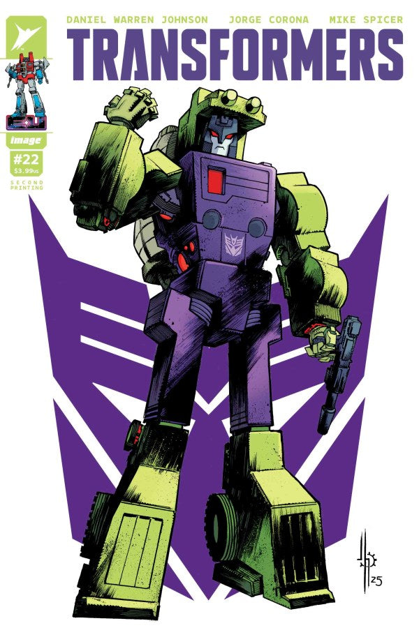 Transformers #22 2nd Print 2026 Image Comics Skybound Howard Mixmaster Variant