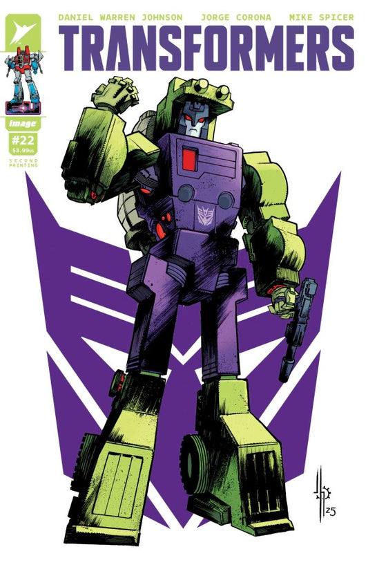 Transformers #22 2nd Print 2026 Image Comics Skybound Howard Mixmaster Variant
