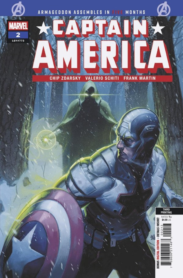 Captain America #2 3rd Print 2026 Marvel Comics