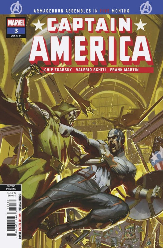 Captain America #3 2nd Print 2026 Marvel Comics