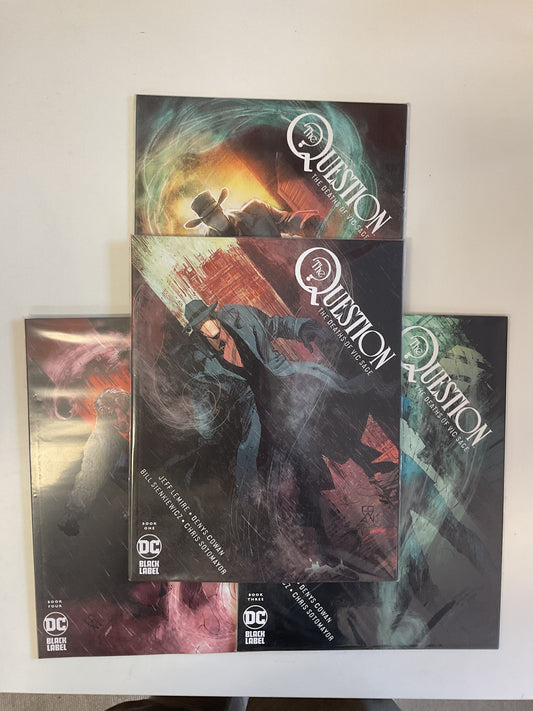 The Question Deaths Of Vic Sage #1-4 2019 DC Comics Black Label Complete Series