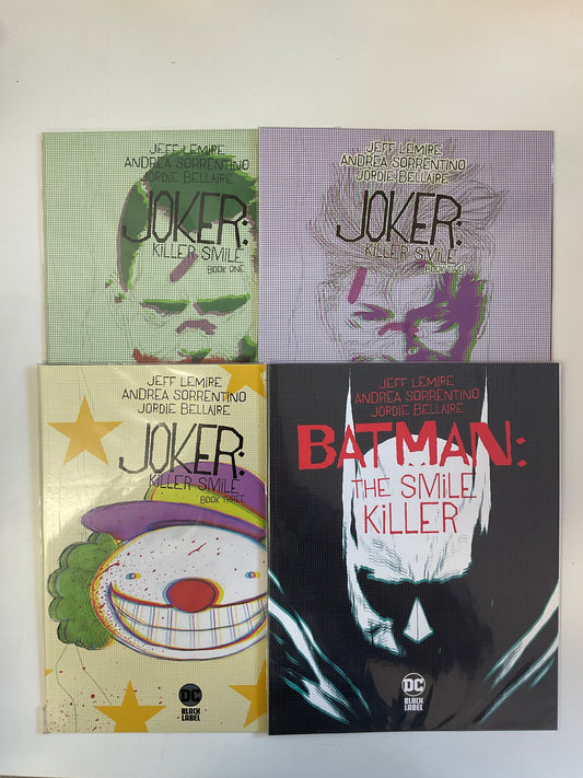 Joker Killer Smile #1-3 Batman Smile Killer #1 2019 DC Comics Black Label Complete Series