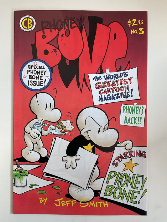 Bone #3 6th Print 1994 Cartoon Books