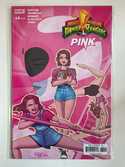 Mighty Morphin Power Rangers Pink #3 2016 Boom Studios
