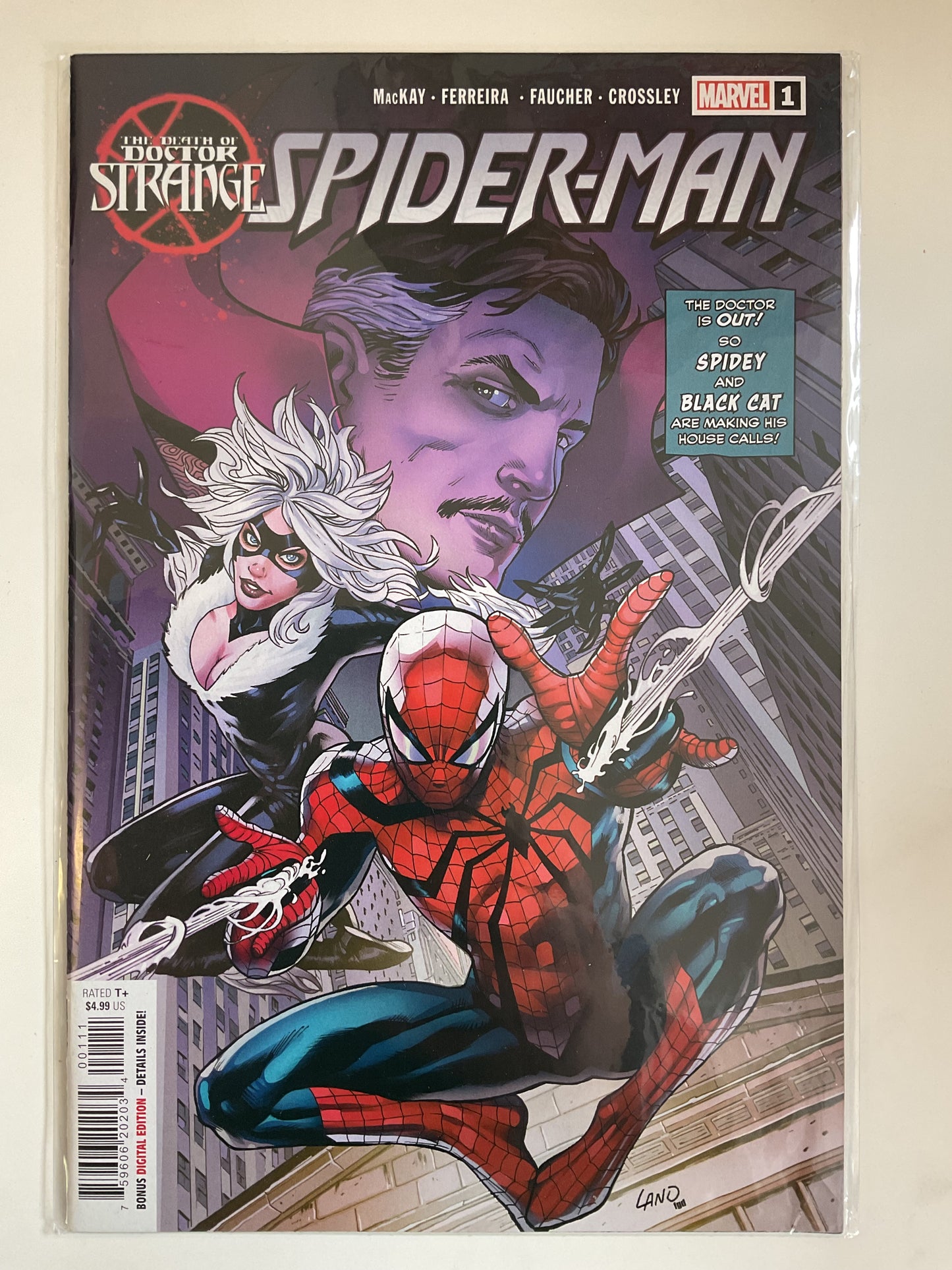 Death Of Doctor Strange Spider-Man #1 2022 Marvel Comics