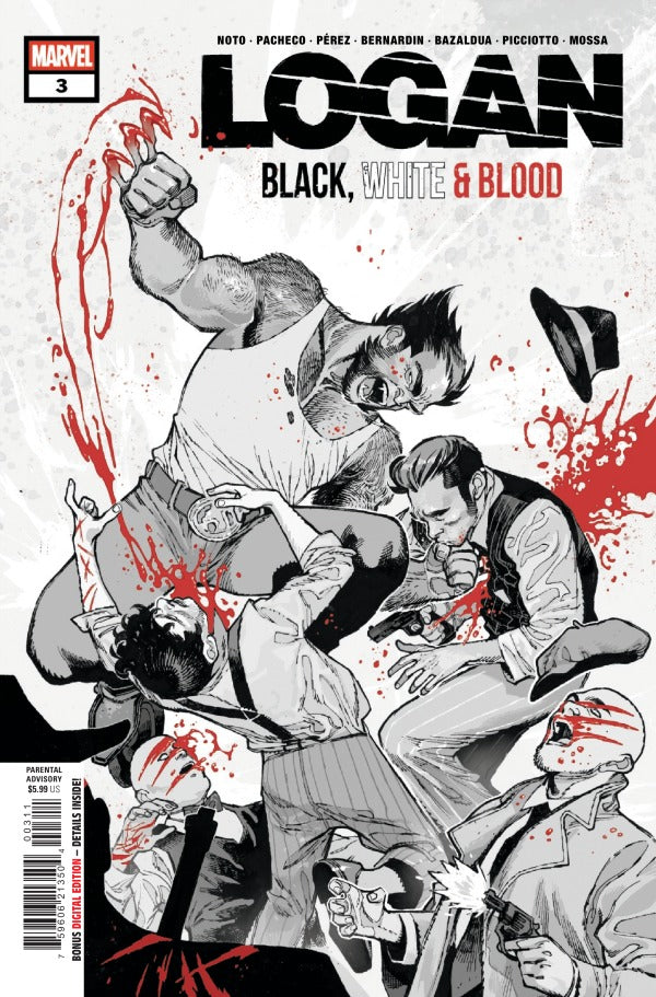 Logan Black White And Blood #3 2026 Marvel Comics