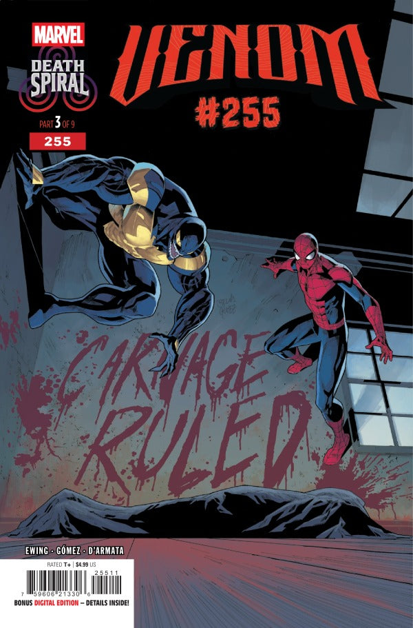 Venom #255 2026 Marvel Comics Death Spiral