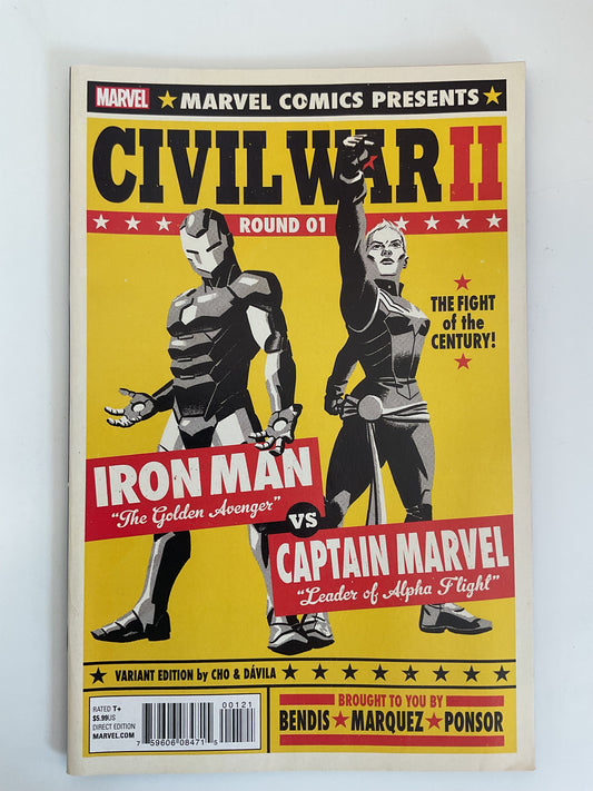 Civil War II #1 2016 Marvel Comics Cho Variant