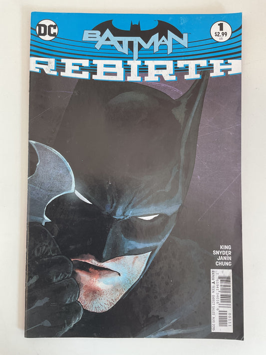 Batman Rebirth #1 2016 DC Comics