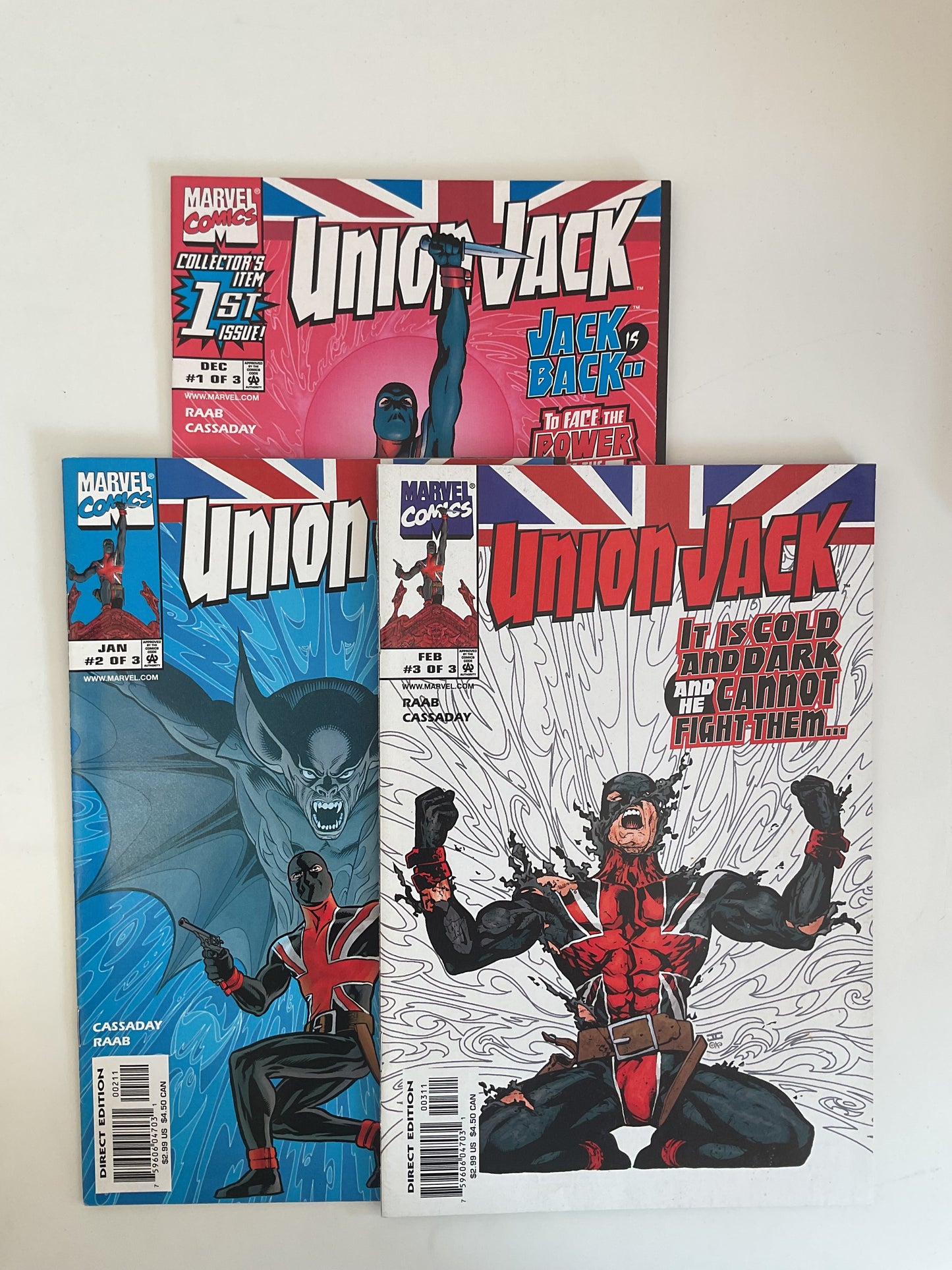 Union Jack #1-3 1998 Marvel Comics Complete Series