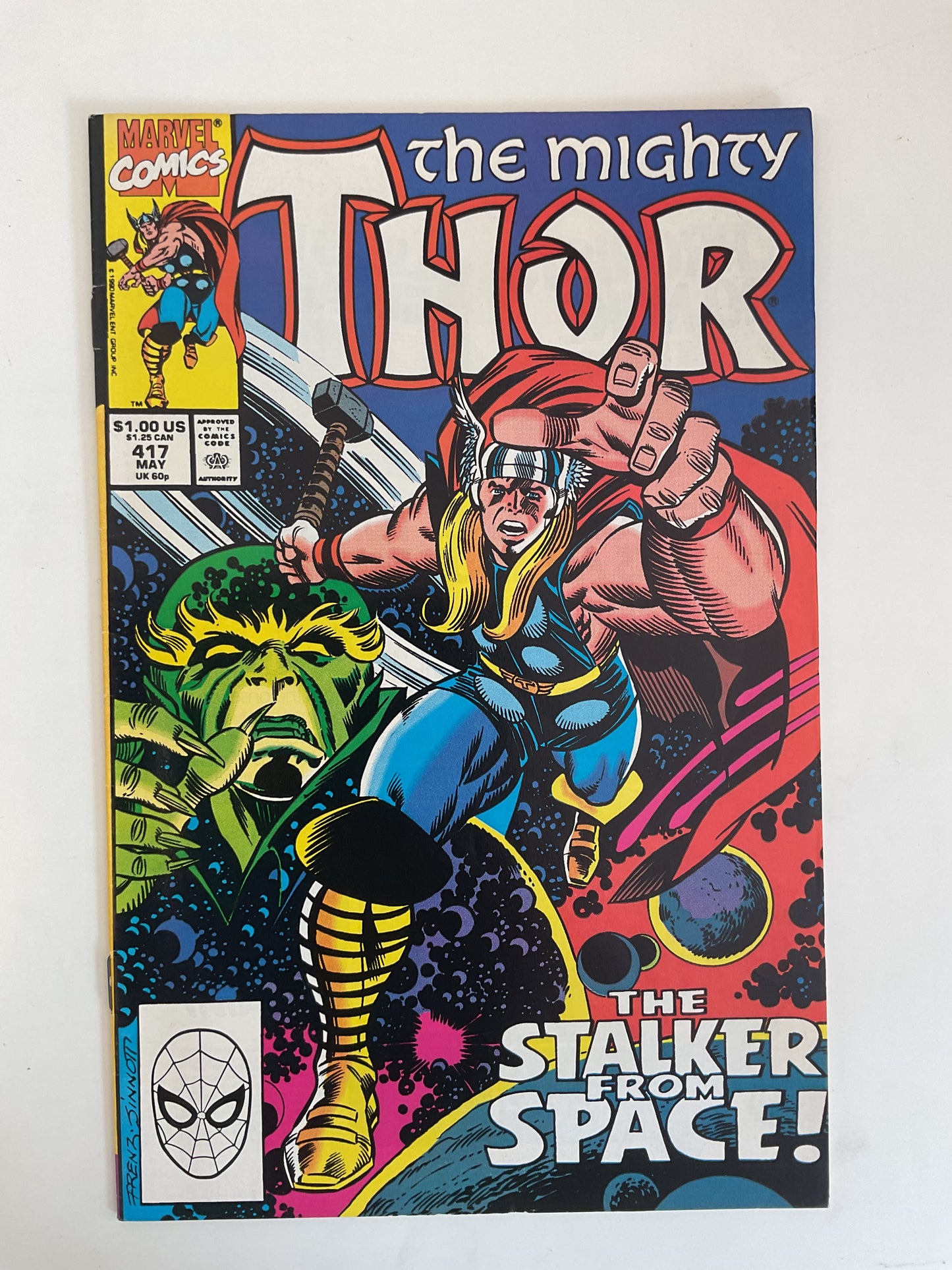 Thor #417 1990 Marvel Comics