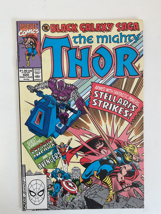 Thor #420 1990 Marvel Comics