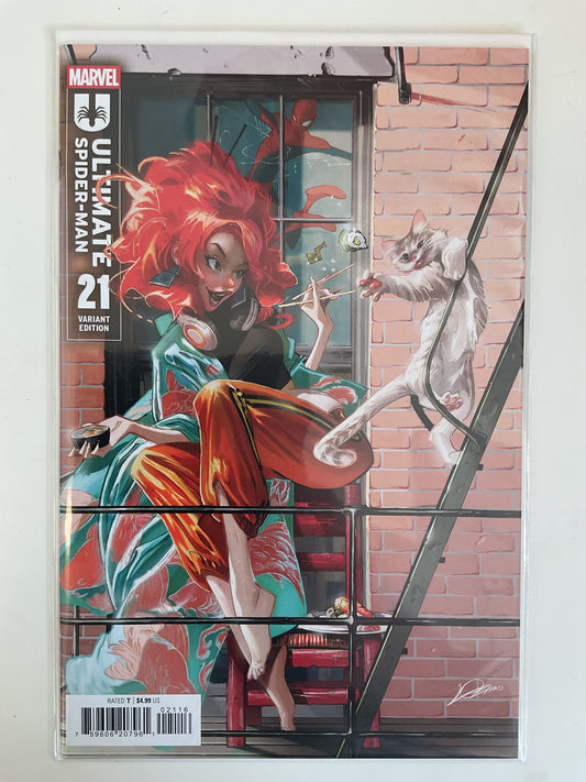 Ultimate Spider-Man #21 2025 Marvel Comics 1:25 Lozano Variant