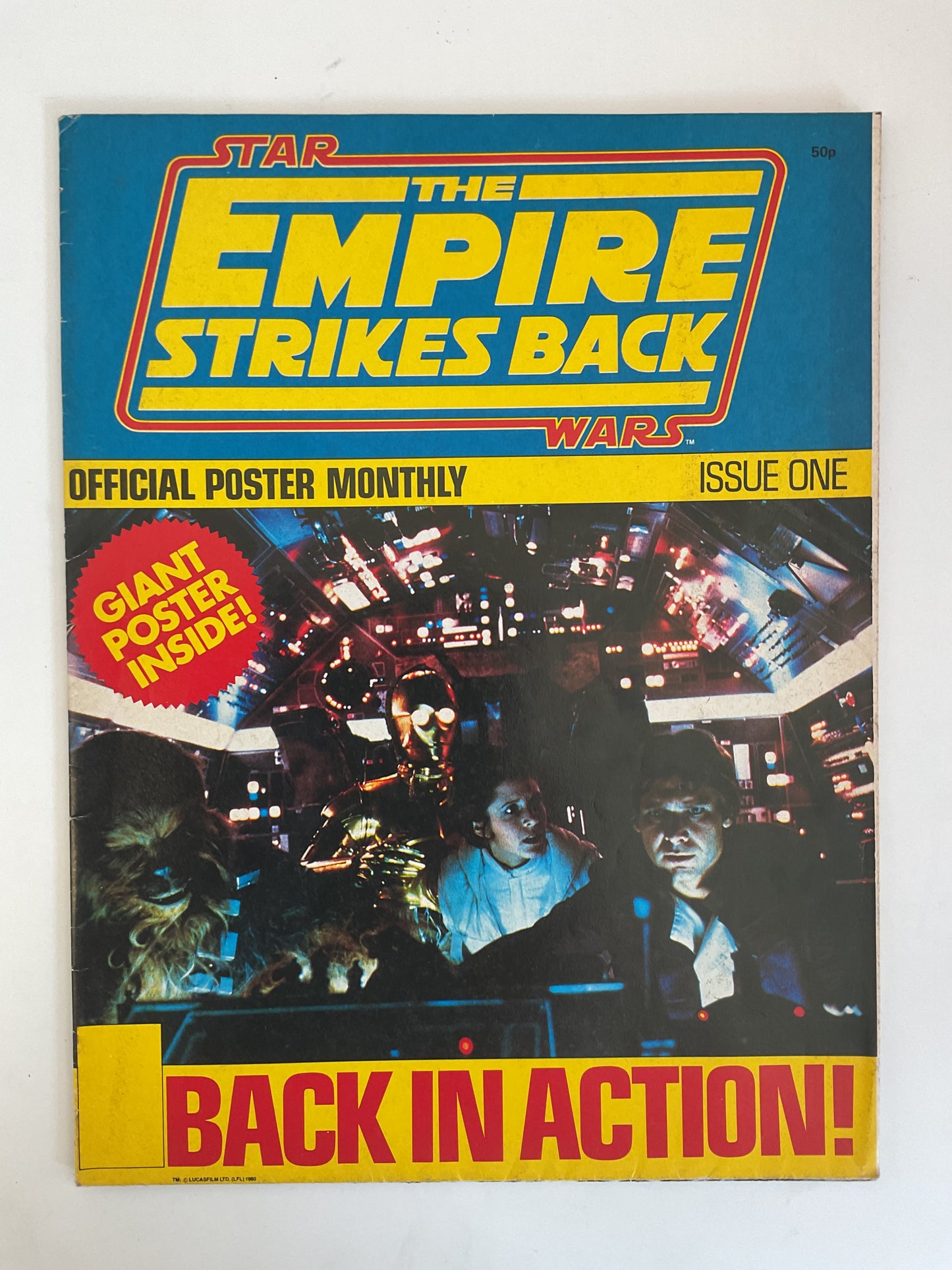 Star Wars Empire Strikes Back Official Poster Monthly #1 1980