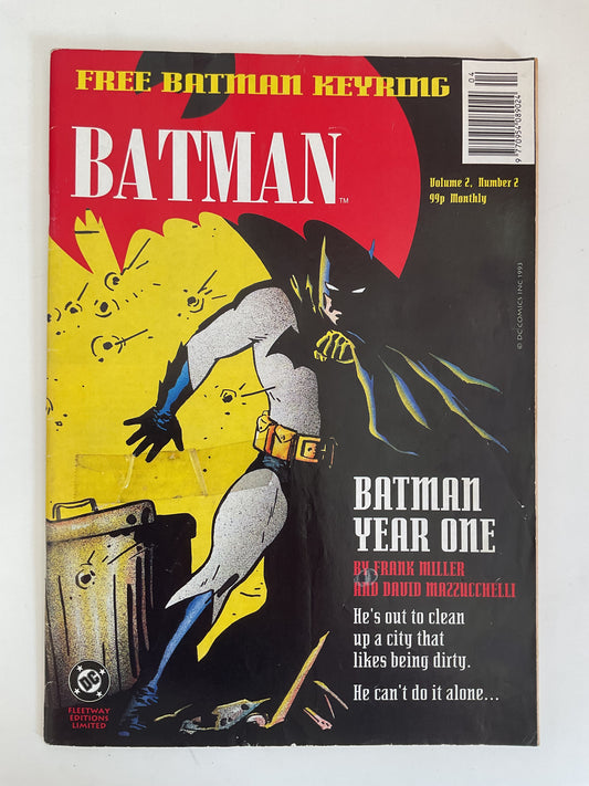 Batman #2 UK Printing 1993 DC Comics Fleetway Year One
