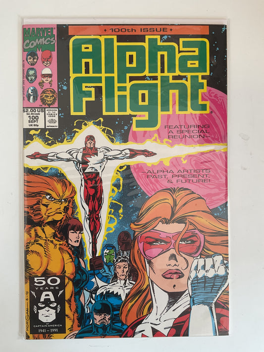 Alpha Flight #100 1991 Marvel Comics