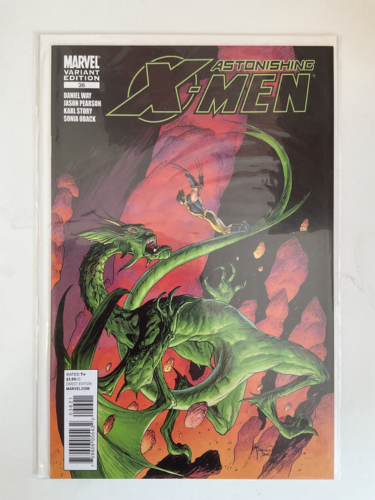 Astonishing X-Men #36 2010 Marvel Comics Kaluta 1:15 Variant