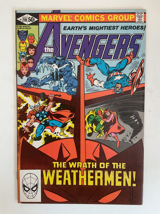 Avengers #210 1981 Marvel Comics