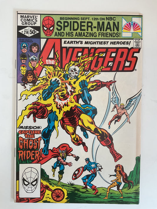 Avengers #214 1981 Marvel Comics