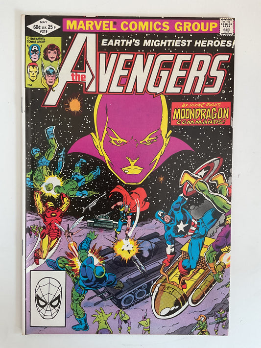 Avengers #219 1982 Marvel Comics