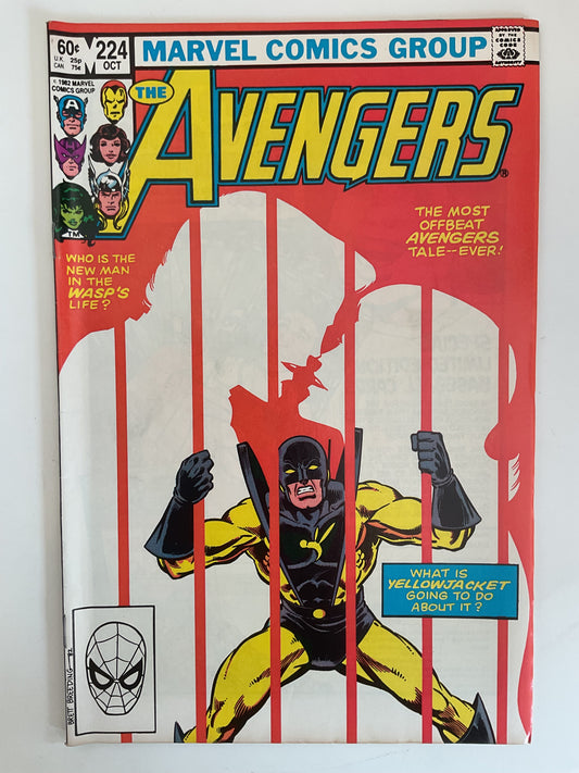 Avengers #224 1982 Marvel Comics