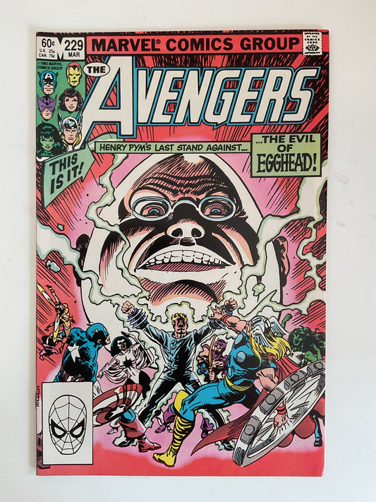 Avengers #229 1982 Marvel Comics
