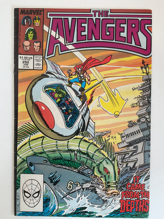 Avengers #292 1988 Marvel Comics