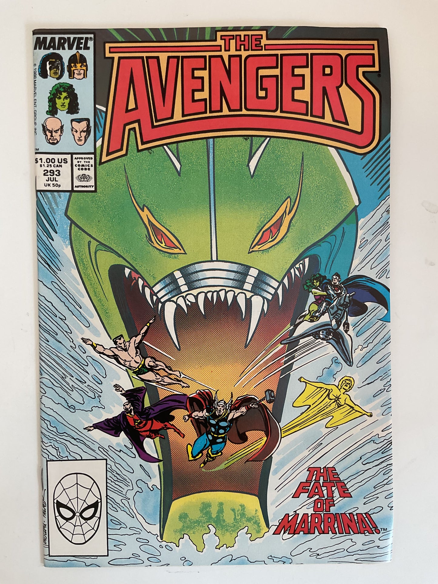 Avengers #293 1988 Marvel Comics